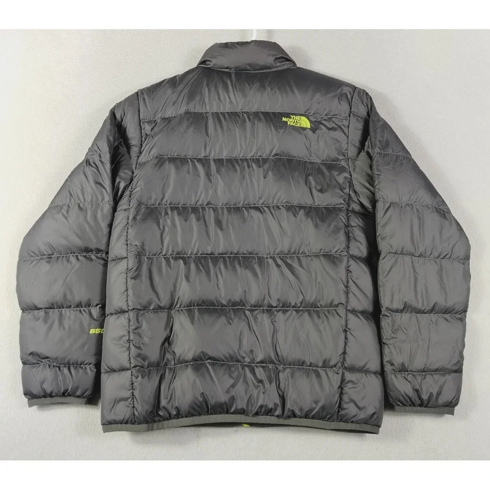 The North Face Jacket Boys 10/12 Black 550 Goose‎ Down Puffer Insulated Winter